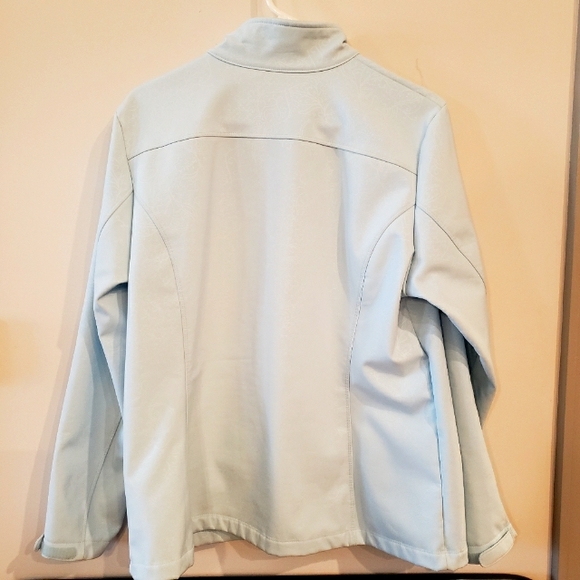 Eddie bauer light blue fleece lined winter coat - Picture 3 of 7